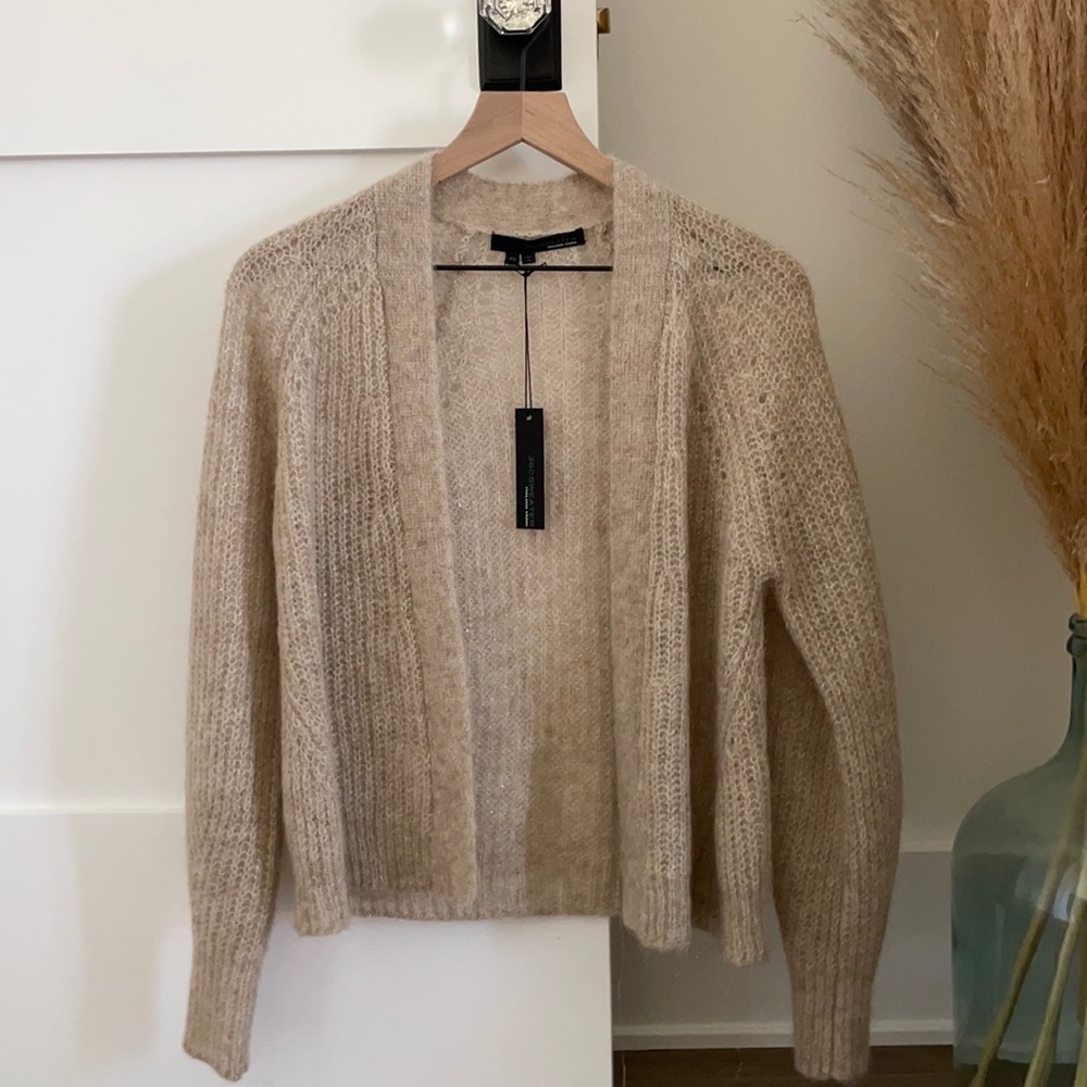 NWT 360 Cashmere Italian Yarn Cardigan